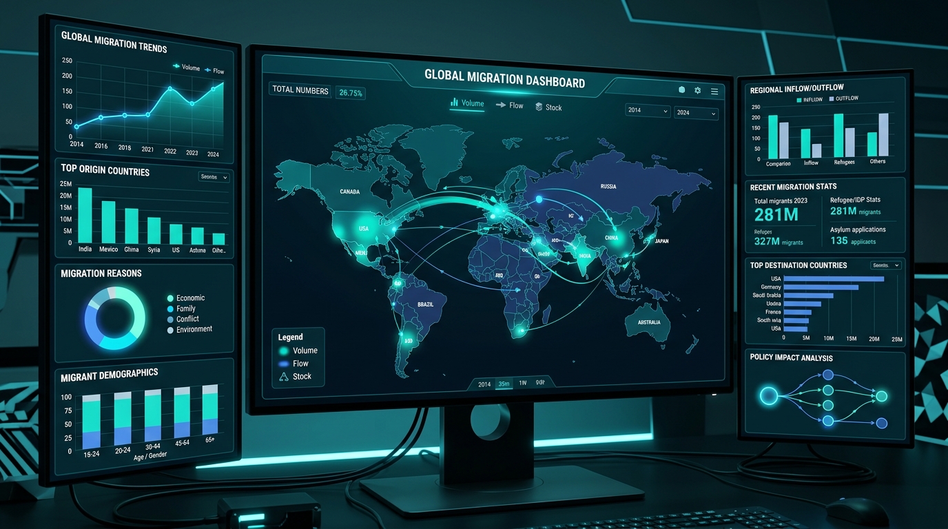 Migration data and statistical analysis