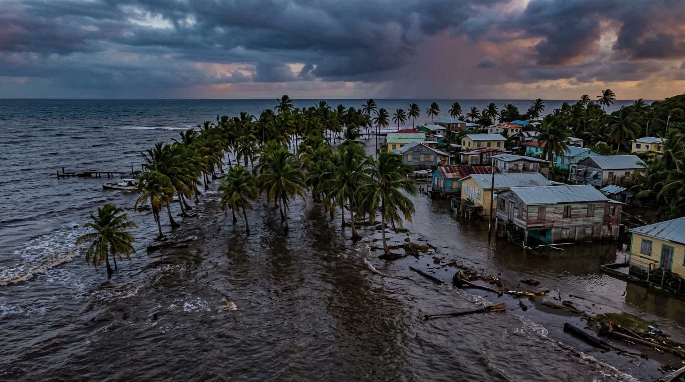 Climate change and coastal flooding displacement